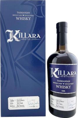 Killara Single Cask Distillery Bottling Tawny 45% 500ml