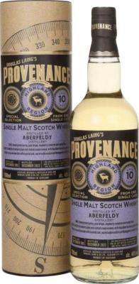 Aberfeldy 2012 DL Provenance Single refill cask 46% 700ml