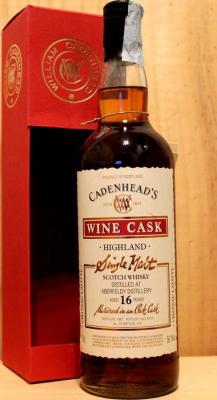 Aberfeldy 1997 CA Wood Range Wine Cask 56.1% 700ml