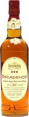 The Inverarity 20yo LF Decadence 10th Anniversary of Inverarity 40% 700ml