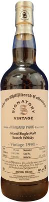 Highland Park 1991 SV The Un-Chillfiltered Collection Sherry Butt #15089 46% 700ml
