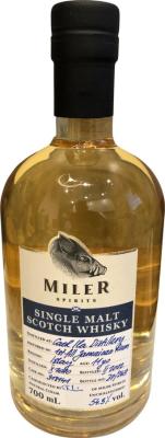 Caol Ila 2010 MiSp 1st fill Jamaican Rum 54.3% 700ml