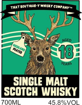 Single Malt Scotch Whisky 18yo TBWC Core Range ex-Bourbon Oloroso and Pedro Ximenez 45.8% 700ml