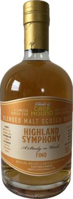 Highland Symphony 2013 TCaH Friends of Caskhound Bourbon + Finish 10 month 1st Fill Fino Octav 58.6% 500ml