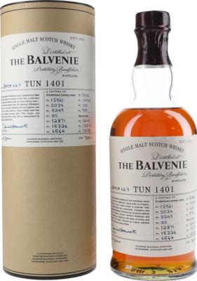 Balvenie Tun 1401 Batch #9 See Note 49.3% 750ml