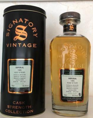Imperial 1995 SV Cask Strength Collection #50317 Denmark 58% 700ml