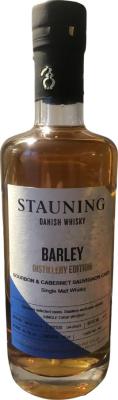 Stauning 2014 Distillery Edition Barley Bourbon & Cabernet Sauvignon Bourbon & Cabernet Sauvignon 49.7% 350ml