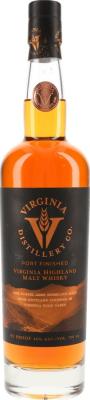 Virginia Highland Malt Whisky Port Finished Batch 2 46% 750ml