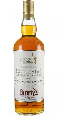 Royal Brackla 1994 GM Exclusive Refill Sherry Hogshead #8079 Binny's Beverage Depot 50.5% 750ml