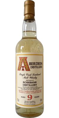 Rosebank 1992 BA Aberdeen Distillers #1448 43% 700ml