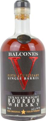 Balcones 5th Anniversary Single Barrel Bourbon 1st Release #1613 64.2% 750ml