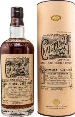 Craigellachie 2007 Exceptional Cask Series Oloroso Sherry Cask #895 15yo 57% 700ml