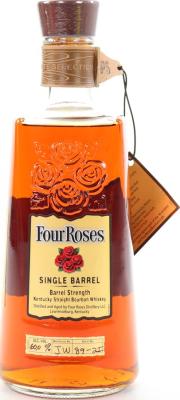 Four Roses 9yo Private Selection OBSV Charred American White Oak Barrel 89-2F K&L Wine Merchants 60% 750ml