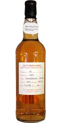 Springbank 1998 Duty Paid Sample For Trade Purposes Only Fresh Bourbon Barrel Rotation 207 54.3% 700ml