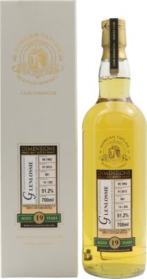 Glenlossie 1992 DT Dimensions 19yo #981 51.2% 700ml