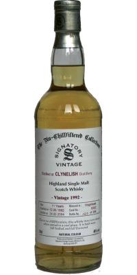 Clynelish 1992 SV The Un-Chillfiltered Collection #6302 46% 700ml