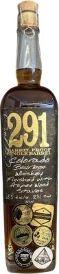 Distillery 291 Colorado Bourbon Whisky New Oak + Aspen Stave Finish #646 63.5% 750ml