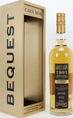 Bowmore 1991 MMcK Carn Mor Bequest Bourbon Barrels 42.9% 700ml