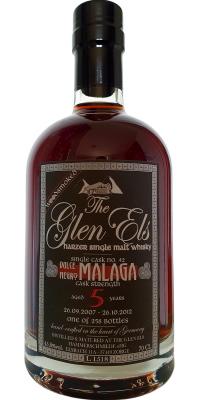 Glen Els 2007 Gently Woodsmoked Dulce Negro Malaga Cask #42 45.8% 700ml