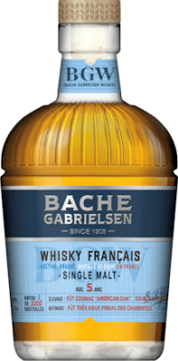 Bache Gabrielsen 5yo Whisky Francais American Oak ex Cognac 41% 700ml