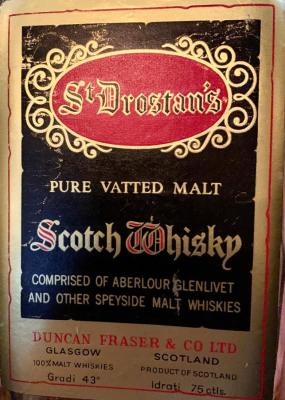St. Drostan's Scotch Whisky 43% 750ml