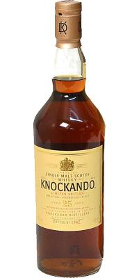 Knockando 25yo Diageo Special Releases 2011 1st Fill European Oak Casks 43% 750ml