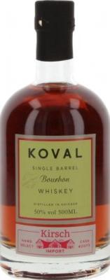 Koval Single Barrel Bottled in Bond #2073 Kirsch Import 50% 500ml