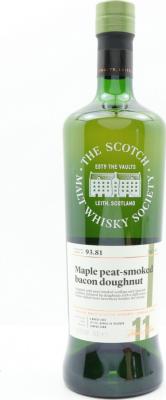 Glen Scotia 2006 SMWS 93.81 Maple peat-smoked bacon doughnut 11yo 1st Fill Ex-Bourbon Barrel 58.5% 700ml