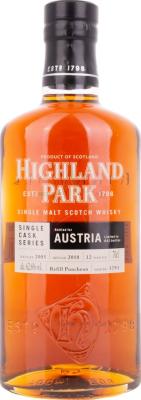 Highland Park 2005 Single Cask Series Refill Butt #4267 61.9% 700ml