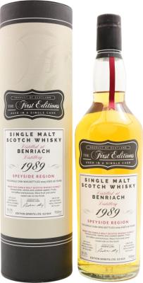 BenRiach 1989 ED The 1st Editions 26yo Refill Puncheon HL 12002 56.1% 700ml