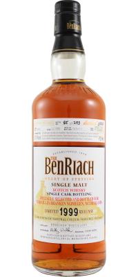 BenRiach 1999 Single Cask Bottling Virgin Oak Hogshead #5699 Versailles Dranken Nijmegen 57.9% 700ml