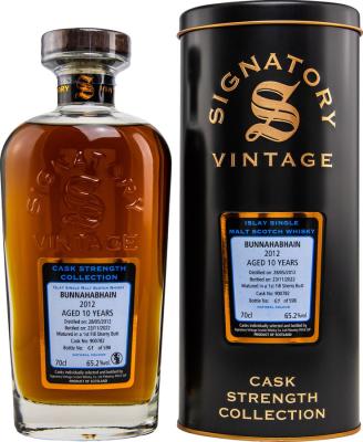 Bunnahabhain 2012 SV Cask Strength Collection 1st Fill Sherry Butt 65.2% 700ml