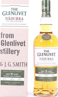 Glenlivet Nadurra Batch 0813Y 16yo First-Fill American Oak 56.1% 700ml