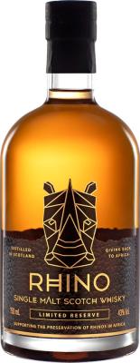 Rhino Single Malt Scotch Bourbon & Rum Casks 43% 750ml