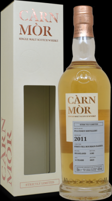 Old Pulteney 2011 MSWD Carn Mor Strictly Limited 1st Fill Bourbon Barrel 47.5% 700ml