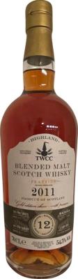 Peatside 2011 TWCC 5yo bourbon 7yo 1st Fill Madeira 54.5% 700ml