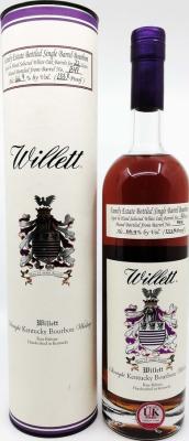 Willett 22yo Family Estate Bottled Single Barrel Bourbon New American White Oak Barrel B49 Gift Shop 66.9% 750ml