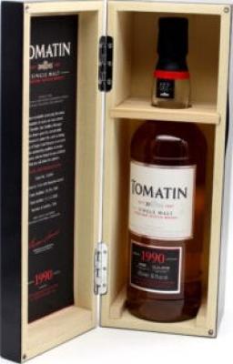 Tomatin 1990 Limited Release 1st Refill Bourbon Barrel #16346 58.1% 700ml