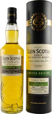 Glen Scotia 2009 Limited Edition Single Cask #217 56.1% 700ml