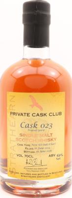 Strathearn 2014 Private Cask Club New US Oak Char #023 56% 700ml