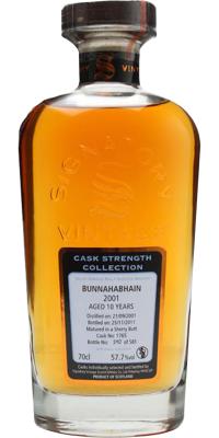 Bunnahabhain 2001 SV Cask Strength Collection Sherry Butt #1765 57.7% 700ml