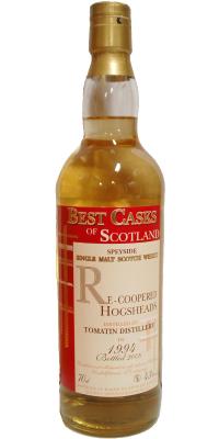 Tomatin 1994 JB Best Casks of Scotland Re-Coopered Hogsheads 43% 700ml