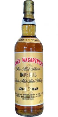 Imperial 15yo JM Fine Malt Selection 43% 700ml