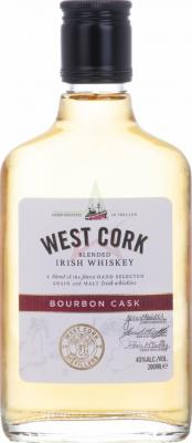 West Cork Blended Irish Whisky Bourbon Cask 40% 200ml