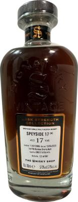 Speyside M 2005 SV 1st Fill Oloroso Sherry Butt The Whisky Shop 57% 700ml
