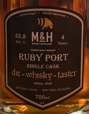 M&H 2024 UD die-whisky-taster Edition 2024 Die Whisky-Taster 63.8% 700ml