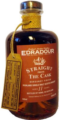 Edradour 1993 Straight From The Cask Burgundy Finish 04/13/5 58% 500ml