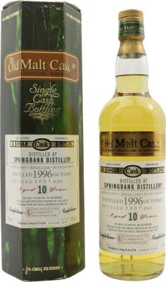 Springbank 1996 DL Old Malt Cask 3553 10yo 50% 700ml