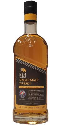 M&H Small Batch SE Bourbon STR Islay Fortified red wine Tel Aviv Heat 46% 700ml