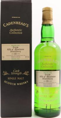 Allt-A-Bhainne 1979 CA Authentic Collection 59.1% 700ml